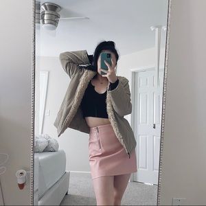 Light Brown Beige Thick Jacket